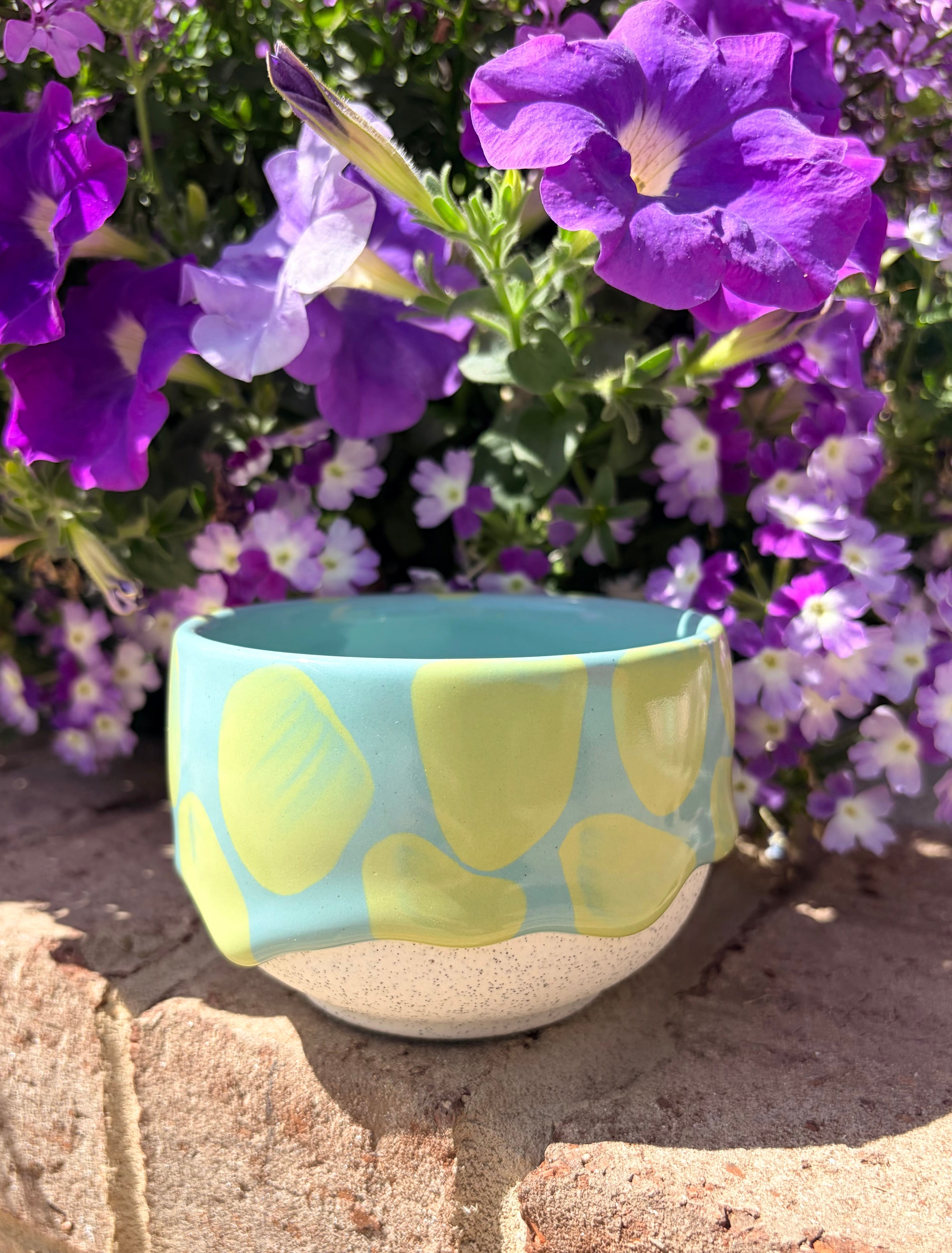 Drippy Pot | Specialty Polka Dot Blue